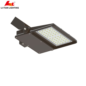 200W ngoài trời dẫn đường phố khu vực đèn 5000K 26000 LM hoàng hôn Bình Minh Nhôm Cơ thể trượt Fitter AC cung cấp điện IP65 đánh giá đường - Product Image 3