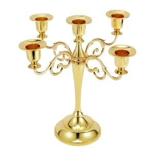 Bulk manufacturer New Arrival Gold Luxury Candelabra For Wedding Decor Top Quality Candle Votive Supplier From India Trusted Exporter