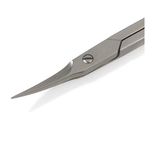 Tijeras para Cutículas de 3.5 Pulgadas con Punta Curva en Forma de Flecha, Acero Inoxidable, para Diestros, Duraderas, para Manicura y Pedicura Profesional - Product Image 4