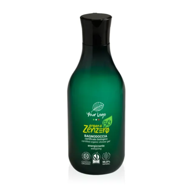 Gel doccia di alta qualità con marchio privato Halal 200ml di olio di Argan biologico per tutti i tipi di pelle