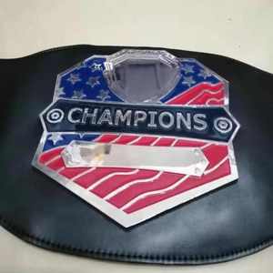 Venta caliente cinturones de campeonato MMA personalizables cinturones de lucha de diamantes de imitación de la mejor calidad con logotipos y diseños almohadillas de sillín - Product Image 3