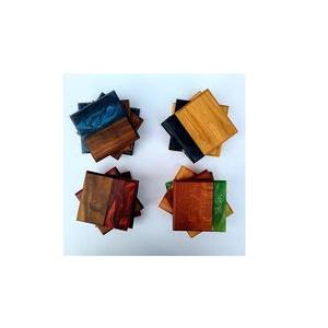 Posavasos de piedra de resina de estilo clásico para té, café, vino, cocina, Decoración de mesa, alfombrillas y almohadillas, accesorios empaquetados en cartón - Product Image 1