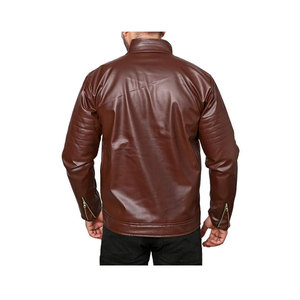 แจ็กเก็ตหนังของผู้ชาย,เสื้อโค้ทหนังลำลองฤดูหนาว - Product Image 2