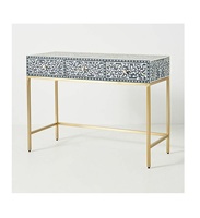 Table d'appoint en os de chameau de qualité supérieure, meubles en incrustation antique, table de salle à manger de luxe moderne pour chambre à coucher
