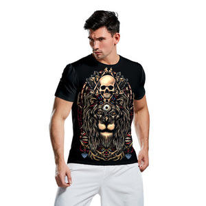 Personnalisé Ajustement Musculaire Conception Sublimation impression t-shirt De Compression Musculation Gym T-shirt - Product Image 1