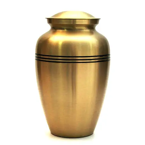 100% Pure Copper and Brass Urns Going Home Cremation memorial Urns for human ashes Funeral Supplies Brass urns cremation