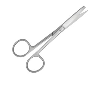 กรรไกรผ่าตัด18.5ซม. กรรไกรผ่าตัดสเตนเลสสำหรับตัดเนื้อเยื่อและเย็บแผลใช้ทางการแพทย์และในโรงพยาบาล - Product Image 5