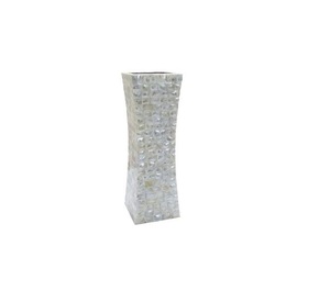 Jarrón de flores de nácar blanco con diseño de mosaico, bandeja para servir flores secas para comedor, sala de estar, hogar, Hotel, restaurante - Product Image 5