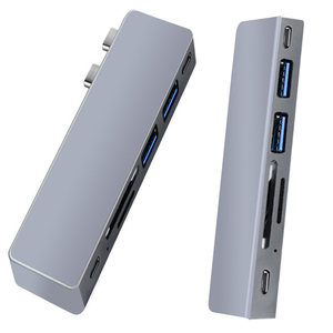 Nouveau style <span class=keywords><strong>Hub</strong></span> <span class=keywords><strong>USB</strong></span> 3.1 avec charge PD, <span class=keywords><strong>USB</strong></span>-C, 7 ports multifonctions, 7 en 1, <span class=keywords><strong>Hub</strong></span> <span class=keywords><strong>USB</strong></span>-C pour <span class=keywords><strong>Macbook</strong></span> Pro - Product Image 6