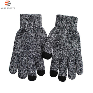 MESS SPORTS Unisex Full Finger Hand Texting <b>Thermal</b> Driving Stretch Windproof for Screen Winter <b>Gloves</b> Checked Cotton for <b>Men</b> - Product Image 4