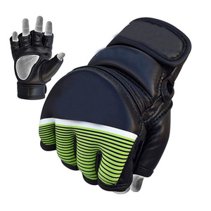 ถุงมือ Mma แบบครึ่งนิ้ว,ถุงมือศิลปะการต่อสู้แบบผสมโลโก้แบบมืออาชีพ - Product Image 3