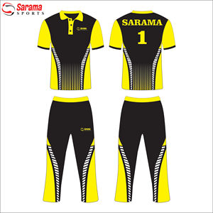 Top qualité Cricket uniforme 2025 personnalisé Sublimation Cricket Kit uniforme ensemble pour hommes plein congé - Product Image 2