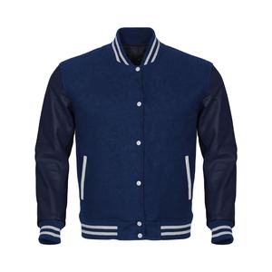 Blouson universitaire d'hiver pour homme 2025, personnalisé, de luxe, en laine, cuir et chenille, brodé, coupe-vent, respirant, style hip-hop, col montant - Product Image 1