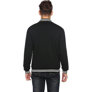 Manteau d'hiver grande taille col montant manches longues Varsity Design imperméable coupe-vent respirant veste style décontracté peau de mouton renard - Product Image 3