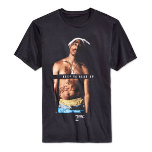 เสื้อยืดคอกลมสำหรับผู้ชายผ้าถักแขนสั้นทำจากผ้าฝ้าย100% พิมพ์โลโก้แบบกำหนดเอง - Product Image 6