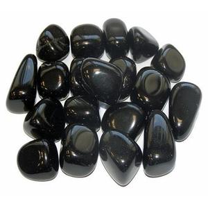 Pierre roulée d'obsidienne noire naturelle de qualité supérieure pour la guérison, vente en gros de pierres roulées pour la décoration intérieure - Product Image 1