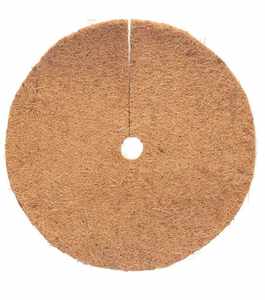 Tapis d'arbre en coco écologique, 1 pièce, tapis de paillette en fibre de coco - Product Image 1