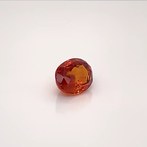 Hiriigi — pierres précieuses chauffées naturelles, saphir Orange vif, à facettes, coupe ovale, fabrication, prix de gros - Product Image 3