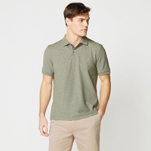 Venta al por mayor de camisas polo de golf uniformes de algodón liso con logotipo bordado - Product Image 1