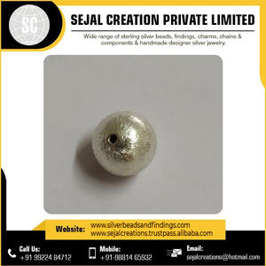 Wholesale Fashion 925 Sterling <b>Silver</b> Women Plain <b>Beads</b> Wholesale - Product Image 6