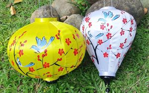 Linterna de seda Hoi An hecha a mano de Vietnam, linterna de seda tradicional vietnamita, perfecta para decoración de festivales y regalo de recuerdo - Product Image 2