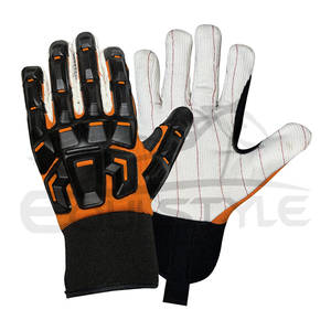 ซื้อถุงมือกันกระแทก ถุงมือทำงานหนัก ถุงมือช่าง ถุงมือสำหรับงานซ่อมรถยนต์ ผ้าแห้ง ฝ่ามือและหลังมือทำจากสแปนเด็กซ์ TPR ปรับแต่งได้ทุกขนาด - Product Image 1