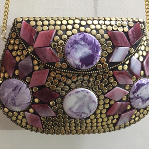 Hecho a mano Durable Mosaic Clutch Lady Style Case Work Accesorio - Product Image 3