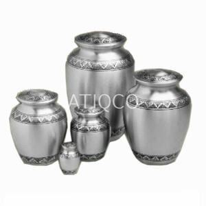 โกศใส่ศพทำจากอลูมิเนียมทองเหลืองแข็งมีสไตล์คลาสสิกเพื่อความทรงจำในงานศพที่สวยงามน่าดึงดูด - Product Image 5