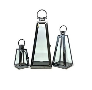 FAROL DE VELA decorativo de acero inoxidable y vidrio, fabricante de nuevo diseño, decoración del hogar, vela de Metal y vidrio - Product Image 2