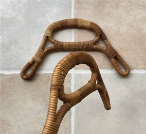 Asa de ratán marrón oscuro para bolso y monedero - Product Image 3