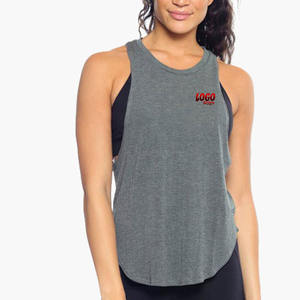 Camisetas sin mangas con tirantes a la moda para mujer de alta calidad, ropa de entrenamiento para gimnasio, camiseta para correr al por mayor para mujer - Product Image 3