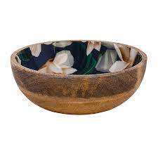 สไตล์อินเดียเคลือบไม้ชามสลัดชามไม้อะคาเซียสําหรับสลัดหรือผลไม้บ้านและโรงแรมเสิร์ฟชามส่วนบุคคลพิมพ์ - Product Image 6