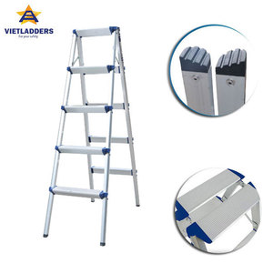 <b>Foldable</b> Aluminum <b>Step</b> Ladders School Industrial Home Use Kitchen Chair Stand Modern EN131 Standard - Product Image 1