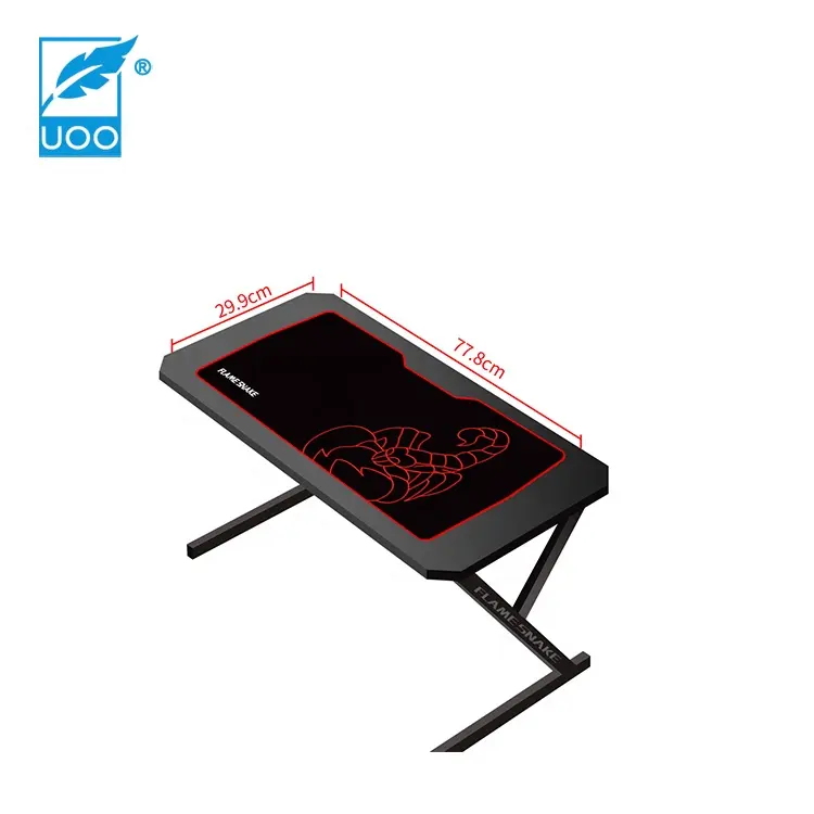 UOO neopren şekilli su geçirmez oyun Mouse Pad ile özel Logo