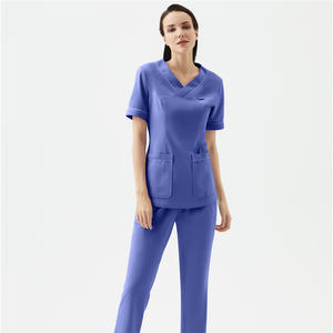 Uniforme d'allaitement unisexe personnalisé taille confortable vêtements d'hôpital en jersey de coton doux - Product Image 2