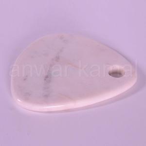 Planche à découper triangulaire blanche de planche à découper de marbre pour la coupe universelle pour la cuisine et le restaurant - Product Image 2