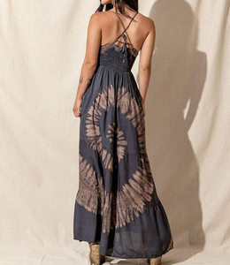 Caftan de styliste, nouvelle collection été 2022, plage amusant, teinture par nouage - Product Image 3