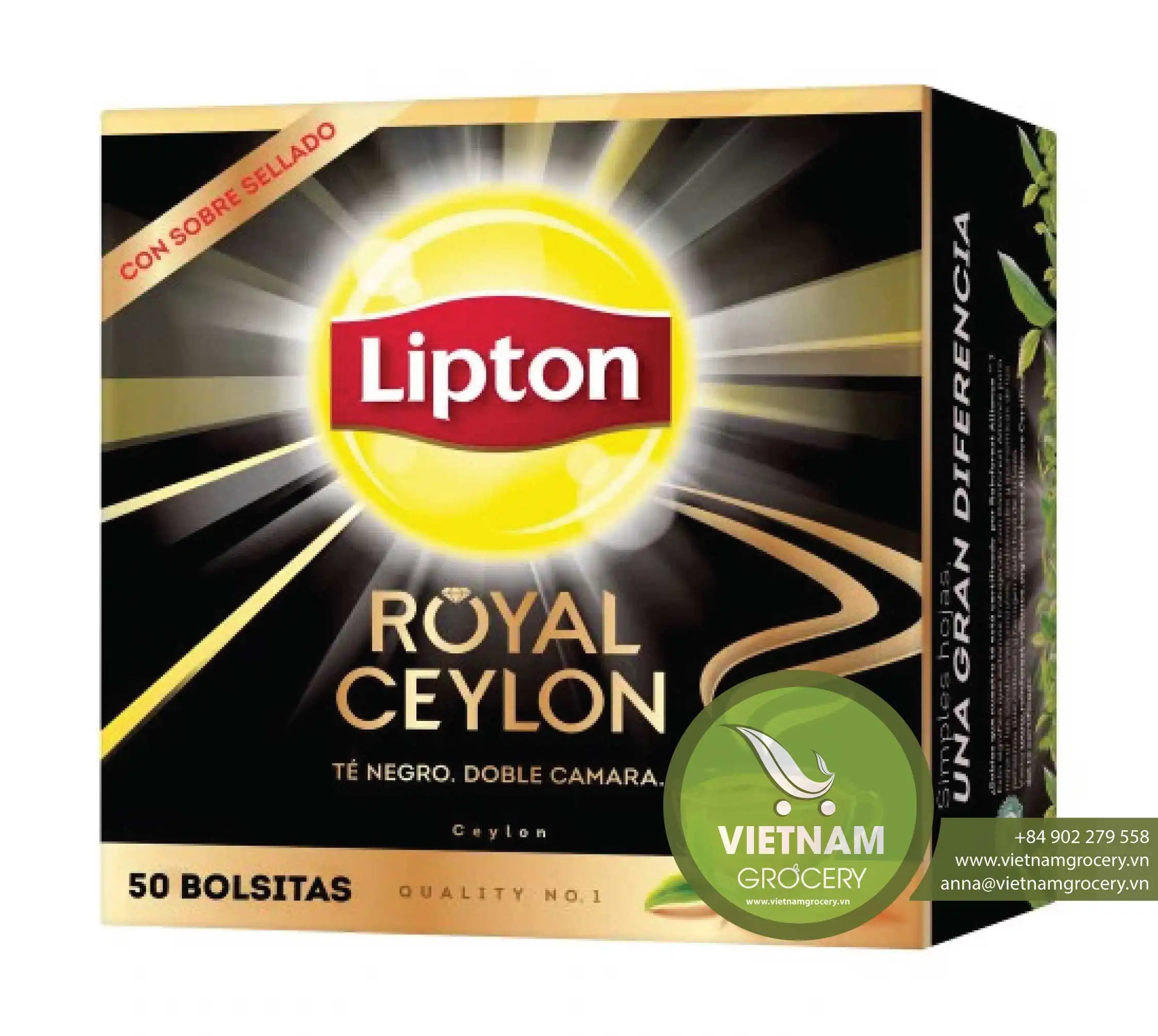 लिप्टन रॉयल सीलोन काली चाय