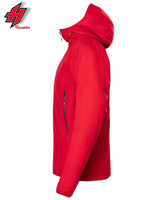 Veste à capuche pour femme, vêtement d'extérieur avec poches avant, imperméable, réflecteur, veste personnalisée en toile, grande taille