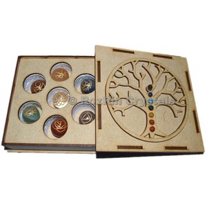 Purchase Chakra <b>Tree</b> Of Life Engraved Ball Stone Gift Box | Chakra <b>Tree</b> Of Life Engraved Ball Stone Gift Box - Product Image 1