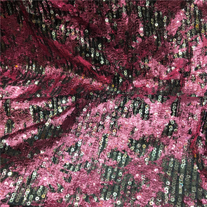 Đôi sequin lớp phủ sequin đường thẳng vàng chặn Bạc ren vải 3D hoa ren vải phi pháp ren vải - Product Image 1