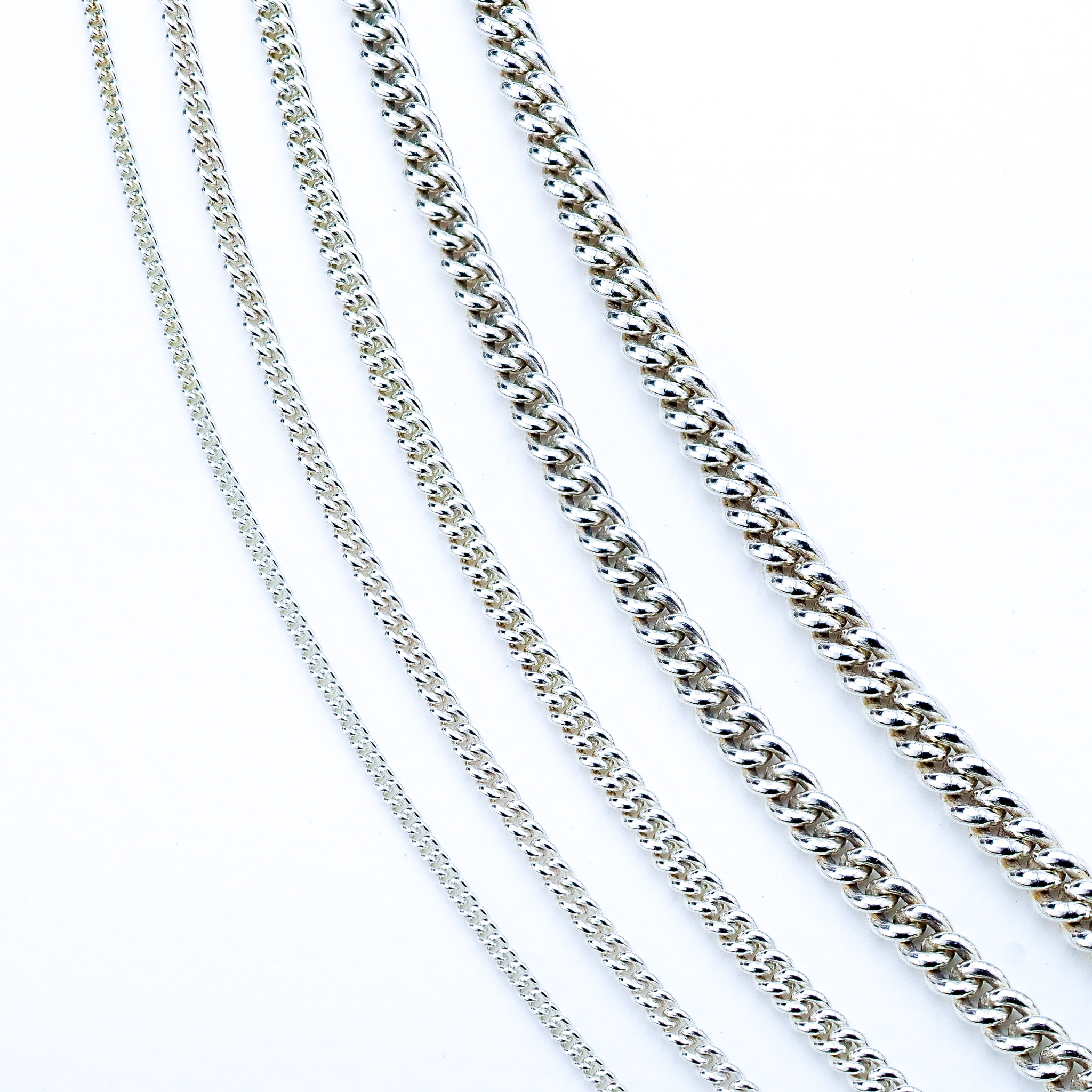 Top Quality Silver Cuban Link Chain 