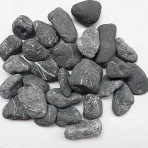 Pierres agates vietnamiennes, galets noirs délavés, pour le jardin et la piscine, pavage de la piscine, le paysage - Product Image 2