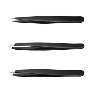 Pince à épiler à sourcils à pointe personnalisée 4 pièces Kit de pinces à sourcils à bas prix avec marque privée personnalisée - Product Image 2
