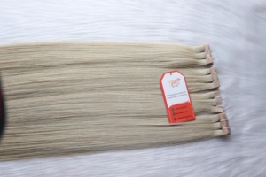 Extensiones de Cabello Humano Europeo Virgen de Alta Calidad 100% 12a Virgen Sin Procesar Natural Liso Remy Cabello con Doble Trama a Máquina - Product Image 4