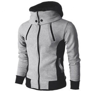 Vêtement d'extérieur pour homme, manches longues, col haut, Slim, décontracté, mode, collection - Product Image 4