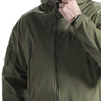 Erkekler için mükemmel renk Slim Fit Softshell ceket fermuar iki cep bir ön Zip kış su geçirmez artı boyutu ceket