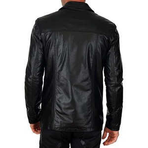 Chaqueta de Cuero de Piel de Vaca para Hombre, Nueva Colección de Invierno, Diseño Personalizado de Alta Calidad, Servicio OEM, Resistente al Viento y al Agua - Product Image 6