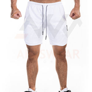Pantalones cortos de gimnasio personalizados para hombre, 100% algodón, diferentes colores, con logotipo personalizado, verano, venta al por mayor, 2022 - Product Image 6