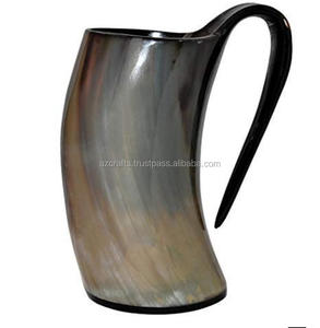 แก้วเบียร์ไวกิ้งฮอร์นดื่มไวกิ้งทำจากเขาธรรมชาติ - Product Image 4